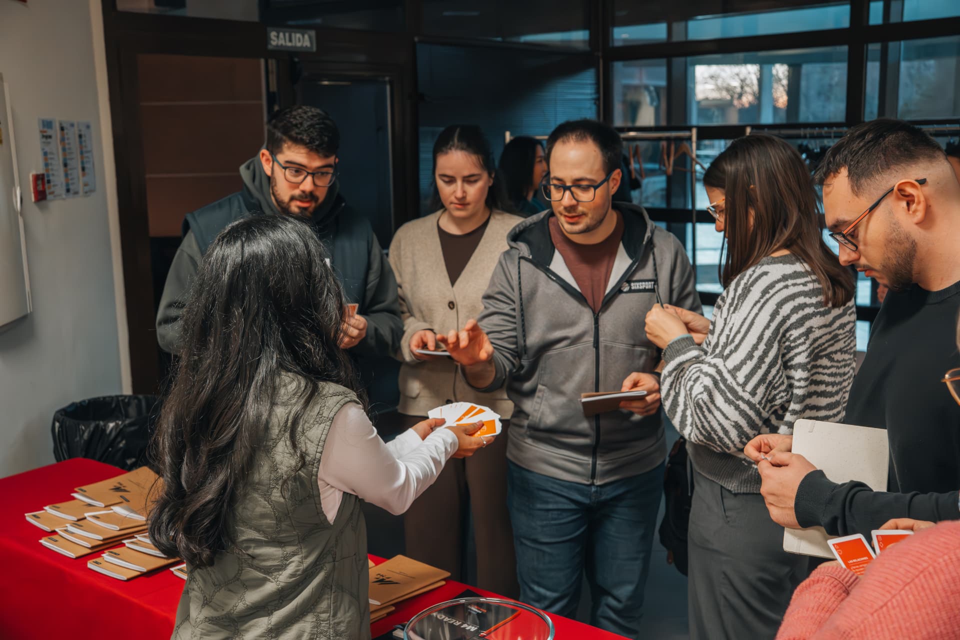 Estudiantes de M4 Ready en un encuentro presencial